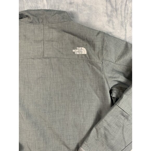 The North Face Full Zip Jacket Men’s L Dark Gray Rain Outdoor Embroidered Logo - Picture 7 of 12